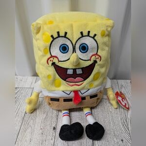 Ty Yellow Sponge Bob Character Plush Toy